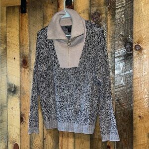 Stylish quarter zip sweater
